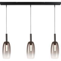 Masterlight 3L hanglamp Ø 11,5cmLido Olive met smoke-fading glas - 2861-05-05-100-3-4