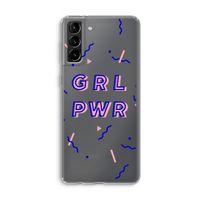 GRL PWR: Samsung Galaxy S21 Plus Transparant Hoesje
