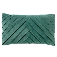 Dutch Decor - FEMM – Kussenhoes 30x50 cm - velvet - effen kleur - Sagebrush Green - groen - thumbnail