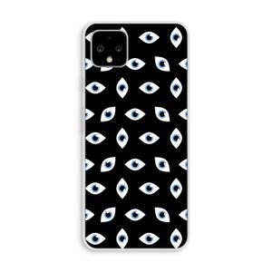 Eyes pattern: Pixel 4 XL Transparant Hoesje