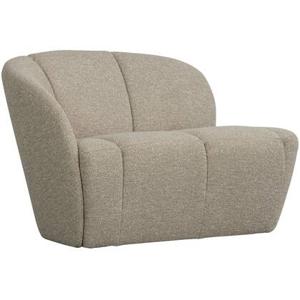 WOOOD Mojo 2-Zits Bankje Links - Bouclé - Beige Melange - 73x112x77