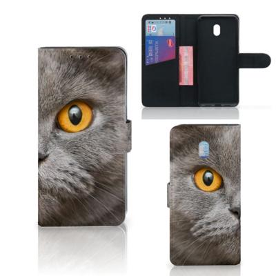 Telefoonhoesje | Met pasjeshouder | Xiaomi Redmi 8A Britse Korthaar
