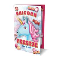 Uitnodigingen Eenhoorn Emoji, 6st.