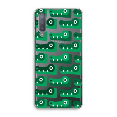 Crocs: Samsung Galaxy A7 (2018) Transparant Hoesje