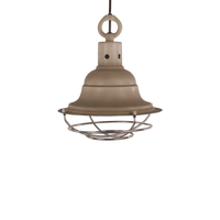 Hanglamp Goccia  Industrieel 22,5 cm 1 Lichts Cement - thumbnail