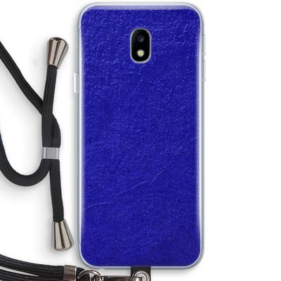 Majorelle Blue: Samsung Galaxy J3 (2017) Transparant Hoesje met koord