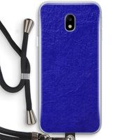 Majorelle Blue: Samsung Galaxy J3 (2017) Transparant Hoesje met koord