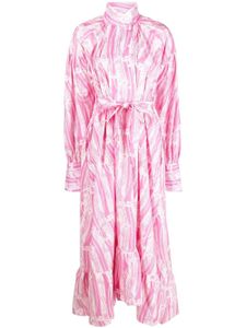 Patou robe longue Painter - Rose