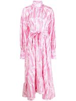 Patou robe longue Painter - Rose