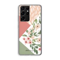 Sweet heaven geometrics: Samsung Galaxy S21 Ultra Transparant Hoesje