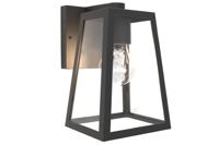 Lutec Strakke wandlampFia zwart - 5290903012