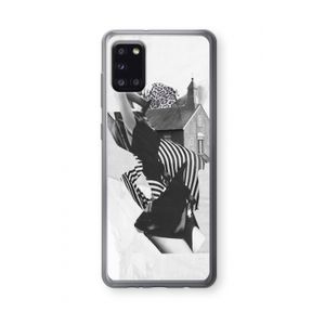 House: Samsung Galaxy A31 Transparant Hoesje