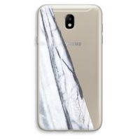 Gestreepte marmer: Samsung Galaxy J7 (2017) Transparant Hoesje