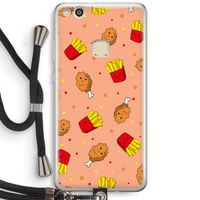 Chicken 'n Fries: Huawei Ascend P10 Lite Transparant Hoesje met koord