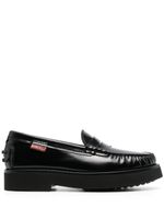 Tod's penny-slot leather loafers - Noir