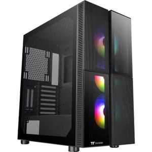 Thermaltake Versa T26 TG ARGB tower behuizing 2x USB-A 3.2 (5 Gbit/s), Audio, Window-kit