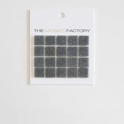The Mosaic Factory Amsterdam Mozaiek Tegel Vierkant - Grijs Glas Basic 322x322 mm