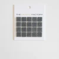 The Mosaic Factory Amsterdam Mozaiek Tegel Vierkant - Grijs Glas Basic 322x322 mm