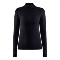 Craft Core dry active comfort shirt lange mouw half zip zwart dames XL
