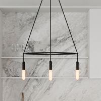 Kroonluchter modern 4x vierkant design met led lampen Kroonluchter modern 4x vierkant design met led lampen