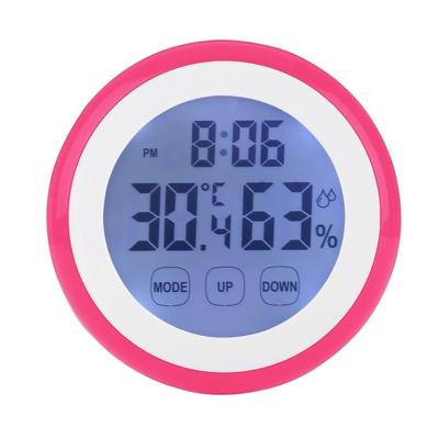 Hoge precisie indoor elektronische thermometer (Rose rood)