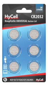 HyCell Lithium knoopcellen CR2032 | 3 V | 6 stuks - 1516-0026 1516-0026