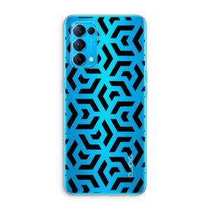 Crazy pattern: Oppo Find X3 Lite Transparant Hoesje