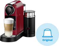 Krups Nespresso CitiZ&Milk espressomachine - Cherry Red XN7615 - thumbnail