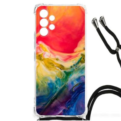 Back Cover Samsung Galaxy A13 4G Watercolor Dark Back Cover Samsung Galaxy A13 4G Watercolor Dark