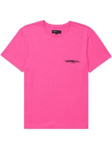 Purple Brand t-shirt en coton à logo imprimé - Rose