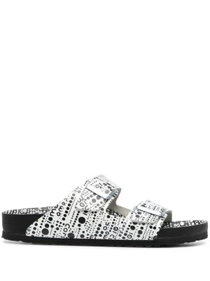 Birkenstock sandales à imprimé abstrait - Noir