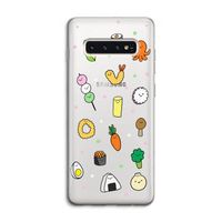 Happy bento friends: Samsung Galaxy S10 4G Transparant Hoesje
