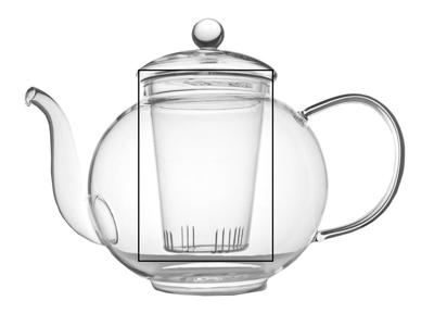 Bredemeijer Bredemeijer Filter voor Theepot Verona 1,5 L enkelwandig glas