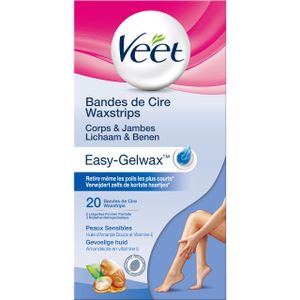 Veet Waxstrips Easy-Gelwax Gevoelige Huid