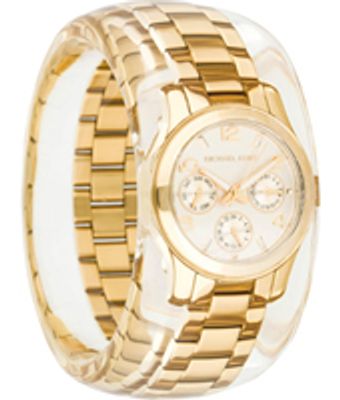 Horlogeband (Band + Kastcombinatie) Michael Kors MK3262 Onderliggend Roestvrij staal (RVS) Doublé 40mm