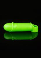 Smooth Thick Stretchy Penis Sleeve - GitD - Neon Green