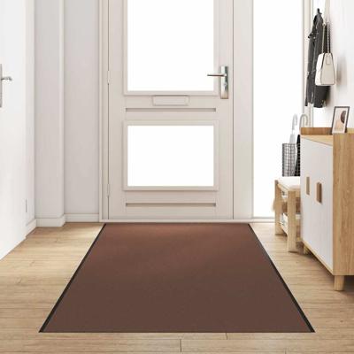 Deurmat Bruin en zwart 120 x 350 cm Polypropyleen en vinyl
