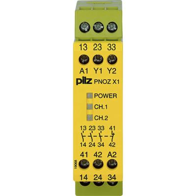 PILZ PNOZ X1 24VAC/DC 3n/o 1n/c Veiligheidsschakelapparaat 3x NO, 1x NC (b x h x d) 22.5 x 87 x 121 mm 1 stuk(s)