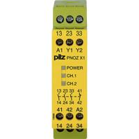 PILZ PNOZ X1 24VAC/DC 3n/o 1n/c Veiligheidsschakelapparaat 3x NO, 1x NC (b x h x d) 22.5 x 87 x 121 mm 1 stuk(s)