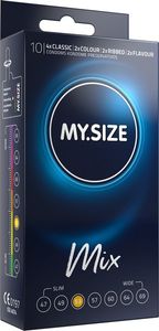 MySize PRO 53 - Gemiddelde Condooms Mix - 10 stuks