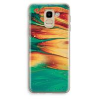 Green Inferno: Samsung Galaxy J6 (2018) Transparant Hoesje - thumbnail