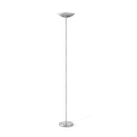 Moderne vloerlamp Easy - Geborsteld staal - 28/28/180cm - LED geintegreerd - geschikt voor woonkamer, slaapkamer, thuiskantoor