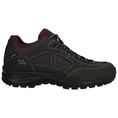 Hanwag Gritstone II Lady GTX Lage Wandelschoen Dames Asphalt/Dark Garnet 8