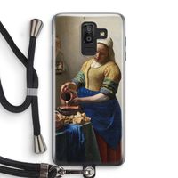 The Milkmaid: Samsung Galaxy J8 (2018) Transparant Hoesje met koord