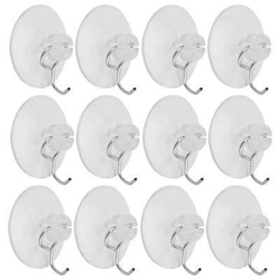 50x Zuignap haakjes/ophanghaakjes 3,5 cm