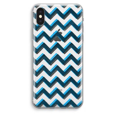 Onderbroken lijn: iPhone XS Max Transparant Hoesje