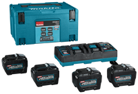 Makita Startset XGT DC40RB/4xBL4080F - 1910A8-3 - 1910A8-3