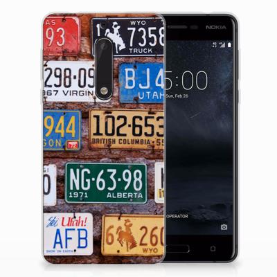 Nokia 5 | Siliconen hoesje | met foto Kentekenplaten