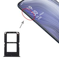 SIMKAARTHOUDER + SIMKAARTHOUDER voor OPPO Reno Z (zwart)