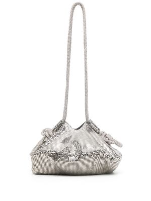 Kara sac porté épaule Ufo en maille métallique - Argent